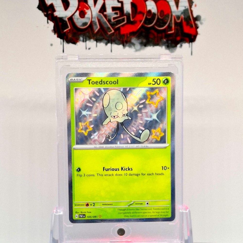 Toedscool Paldean Fates Baby Shiny Pokemon